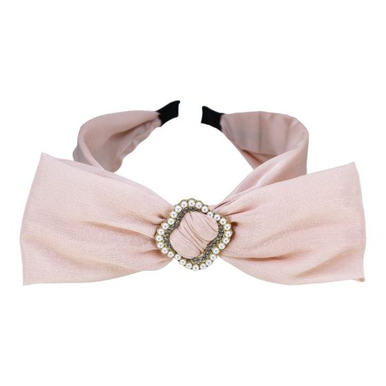 Diamante & Pearl Bow Alice Band (£2.20 Each)