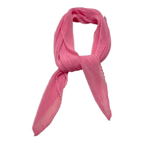 ladies Stretch Chiffon Pleated Silk Feel pleated Neck Scarf (£1.20 Each )