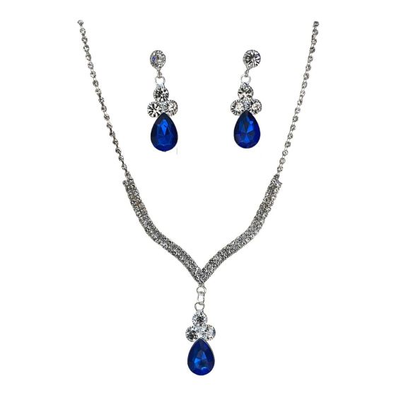 Ladies Diamante Ladies Necklace Set -(£2.50 Per Set )