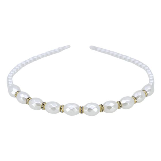 Diamante & Pearl Headband (£0.70p Each)