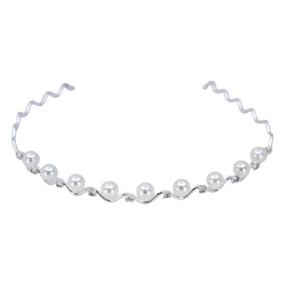 Diamante & Pearl Headband (£0.40p Each)