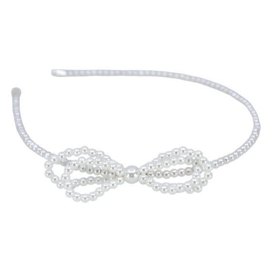 Pearl Bow Headband (£0.45p Each)