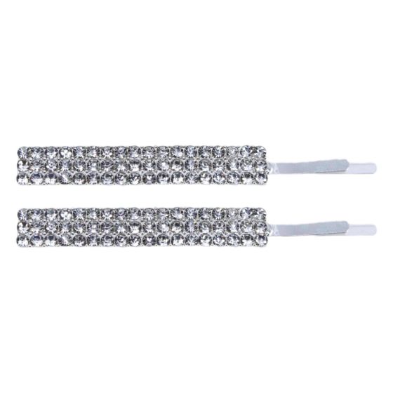 Diamante Hair Slides (£0.95p per card)