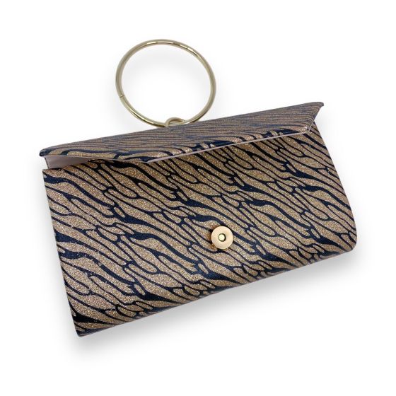 Ladies Animal Print Glitter Evening Bag -(£4.95 Each )