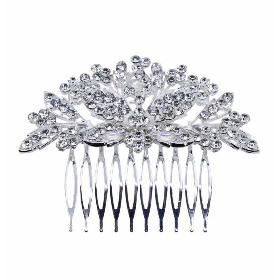 Diamante Peacock Comb (£1.50 Each)