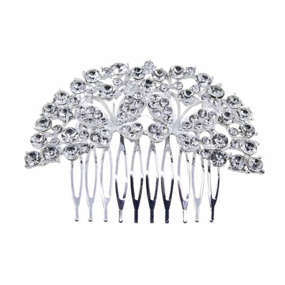 Diamante Butterfly Comb (£1.50 Each)