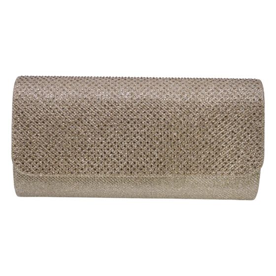 Ladies Diamante & Lurex Evening Bag (£4.50 Each)