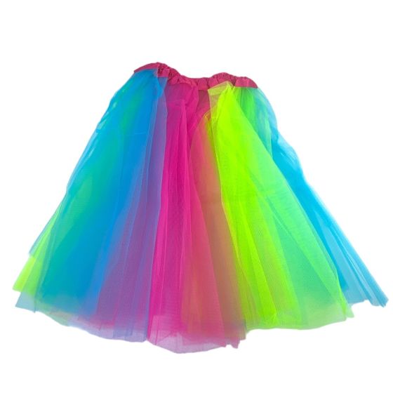 Ladies Neon Rainbow Tutu