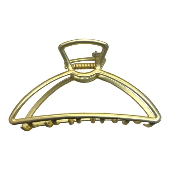 Nice quality Matt Gold colour plated D shaped clamp .

Available as a pack of 3.

Size approx 10 cm