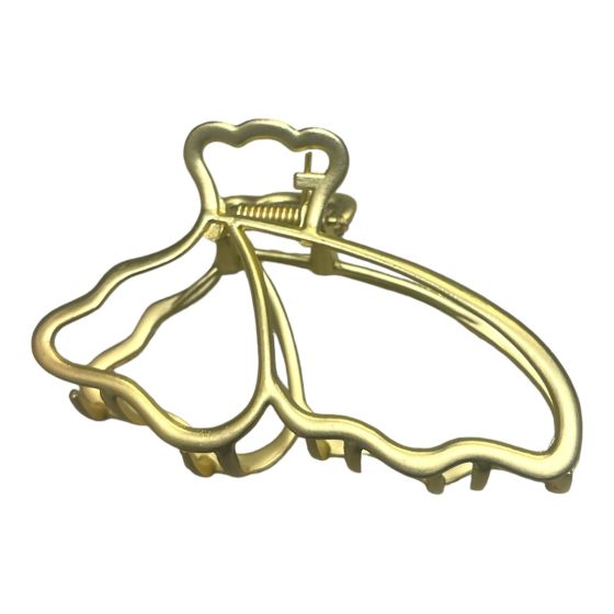 Nice quality Gold colour plated Butterfly shaped  clamp  .

Available as a pack of 3.

Size approx 8.cm  