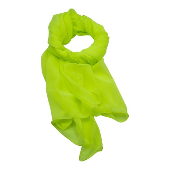 Plain chiffon scarves in neon colours.
Measuring approx 50cm x 155cm.
Available in a choice of colours.
Pack of 3 or 4 assorted.