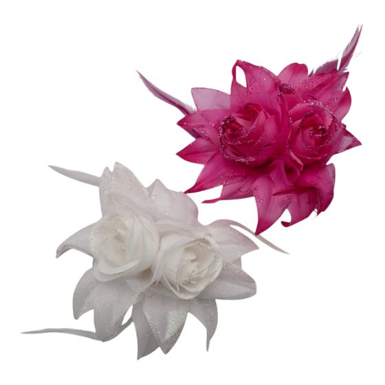 Assorted Hair Flower Elastic/Brooch 