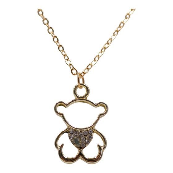 Diamante Bear Pendant