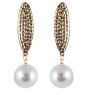 Venetti Pierced Pearl Drop Earrings (70p per Pair)