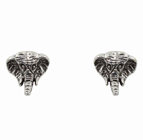 Silver Elephant Stud Earrings (£1.95 Each)