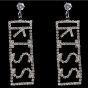 Venetti Diamante 'Kiss' Pierced Drop Earrings (£1.40 Each)