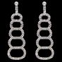 Venetti Diamante Pierced Drop Earrings (£2.80 Each)
