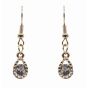 Diamante Pierced Drop Earrings (40p per pair)