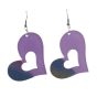Glitter Heart Fashion Earrings (40p Each)