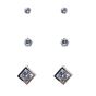 Cz Stud Earrings Set (70p Per Pair)