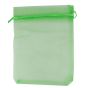 XXL Apple Green Organza Bags (15p Each)