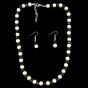 Venetti Glass Pearl & Bead Necklace & Drop Earrings Set (£1.40 Each)