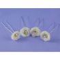 Crystal Flower Hair Pins (10p each)