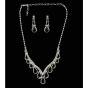 Venetti Diamante Tear Drop Necklace & Drop Earrings Set (£2.95 Each)
