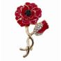 Boxed Poppy Brooch