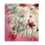 Ladies Floral Print Chiffon Square Scarves -(£0.80 p Each )