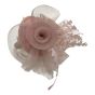 Ladies Summer Fascinator With Feather On Satin Covered Headband -(£4.50 Each )