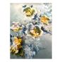 New Design Super Soft Matt Satin Floral Print Silk feel Square Scarf - (£1.20 Each )