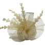 Ladies Summer Fascinator With Feather On Satin Covered Headband -(£4.50 Each )