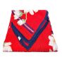 Ladies Silk Feel pleated Floral Neck Scarf - (£1.40 Each )