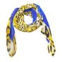 Ladies Animal Print  Silk Feel Pleated Chiffon Neck Scarf -(£1.20 Each )