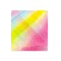 Ladies Rainbow Pleated Chiffon Neck Scarf -(£1.20 Each )