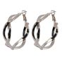Venetti Twisted Hoop Earrings (75p Each)