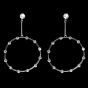 Venetti Collection Pierced Diamante Hoop Earrings (£1.40 Per Pair)