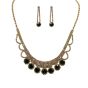 Venetti Diamante Necklace & Pierced Drop Earring Set