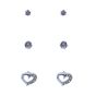 Diamante Hearts Earrings Set (60p Each)