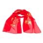 Maple Leaf Chiffon Scarves (£1.45 Each) Pack of 3 - Available in a variety of colours, Size: 50cm x 160cm