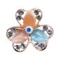 Diamante Floral Brooch (50p Each)