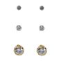 Cz Stud Earrings Set (70p Per Pair)