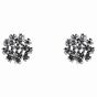 Diamante Clip-on Flower Earrings (£1.10 per pair)