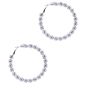 Pierced Pearl Hoop Earrings (Prices start from 45p per pair)