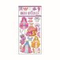 Assorted Embossed Dress up Princess Stickers (20p per sheet)