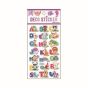 Assorted Embossed Alphabet Stickers (20p per sheet)