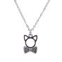 Venetti Diamante Cat & Bow Pendant (75p Each)