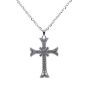 XXL Diamante Cross Pendant