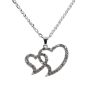 XXL Diamante Heart Pendant (£1.20 Each)